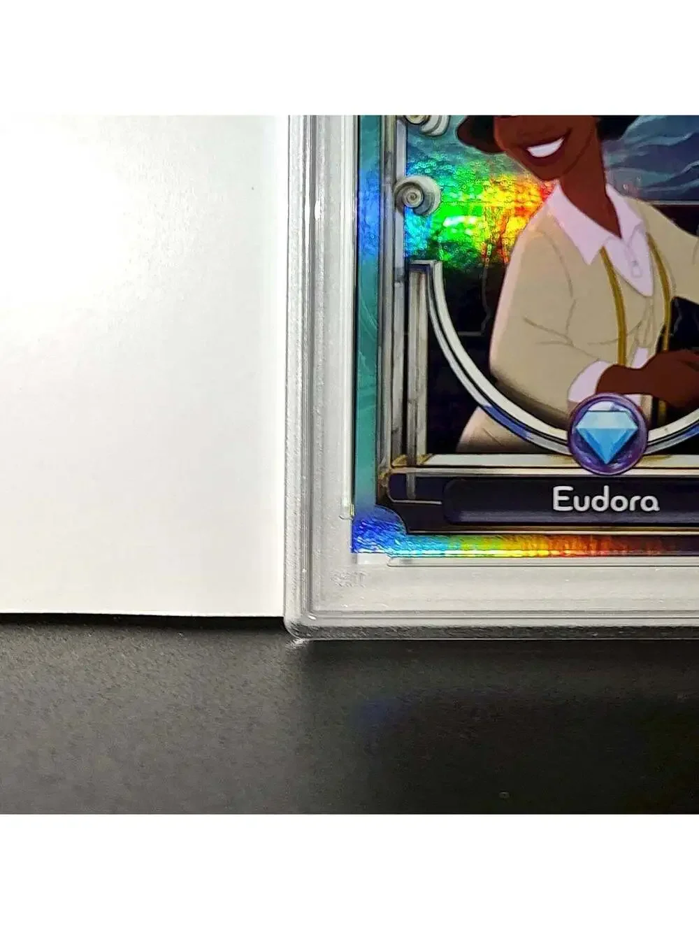 Eudora 2025 Topps Disney #143 Diamond Card The Princess and the Frog PSA 7